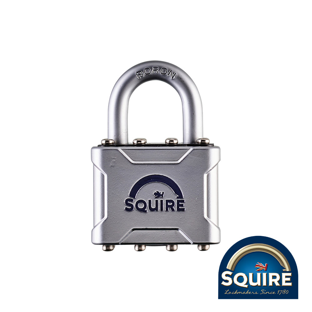 This is an image showing TIMCO Vulcan Padlock - Open Shackle - VULCAN P4 40 - 40mm - 1 Each Blister Pack available from T.H Wiggans Ironmongery in Kendal, quick delivery at discounted prices.