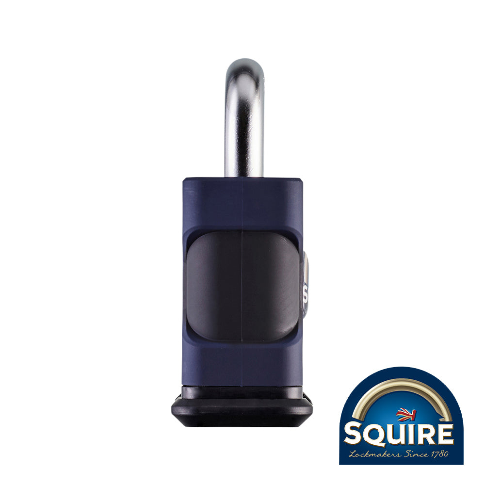 This is an image showing TIMCO Stronghold Padlock - Stainless Steel Open Shackle - SS50P5/MARINE - 50mm - 1 Each Box available from T.H Wiggans Ironmongery in Kendal, quick delivery at discounted prices.