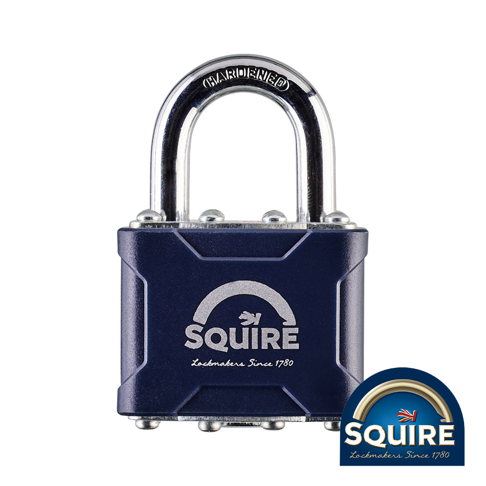 This is an image showing TIMCO Stronglock Laminated Padlock - 35 - 40mm - 1 Each Blister Pack available from T.H Wiggans Ironmongery in Kendal, quick delivery at discounted prices.