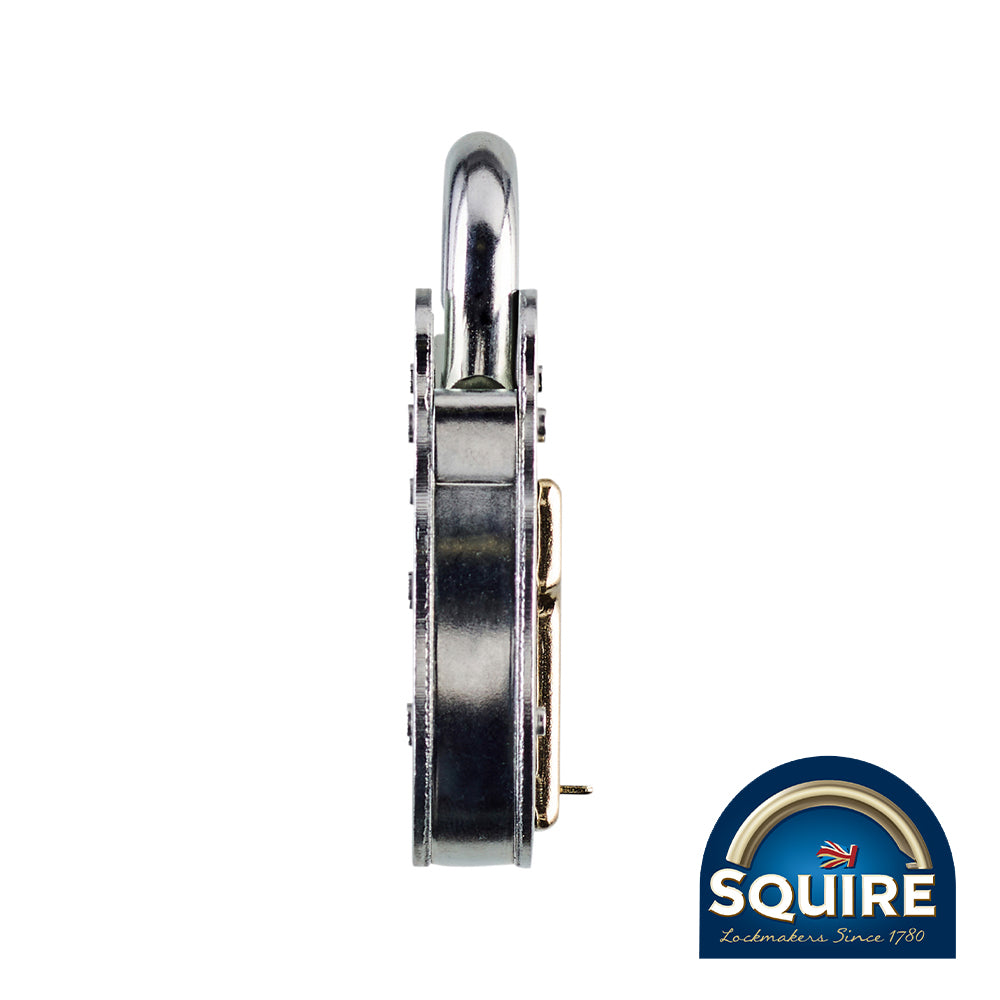 This is an image showing TIMCO Old English 4 Lever Padlock - 440 - 40mm - 1 Each Blister Pack available from T.H Wiggans Ironmongery in Kendal, quick delivery at discounted prices.