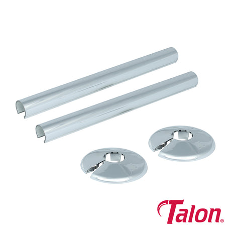 This is an image showing TIMCO Snappit Tail Kit - Chrome - ACSNC - 15 x 200mm - 2 Pieces Bag available from T.H Wiggans Ironmongery in Kendal, quick delivery at discounted prices.