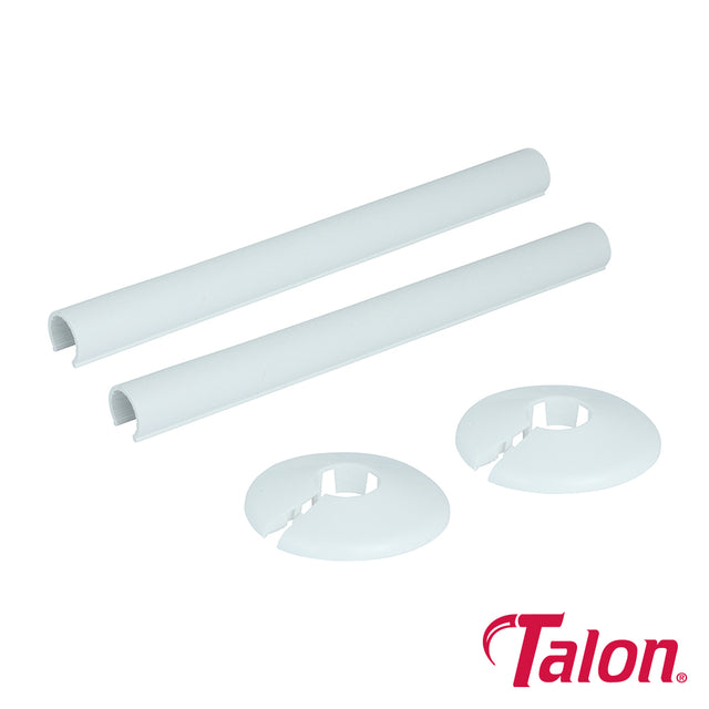 This is an image showing TIMCO Snappit Tail Kit - White - ACSNW - 15 x 200mm - 2 Pieces Bag available from T.H Wiggans Ironmongery in Kendal, quick delivery at discounted prices.