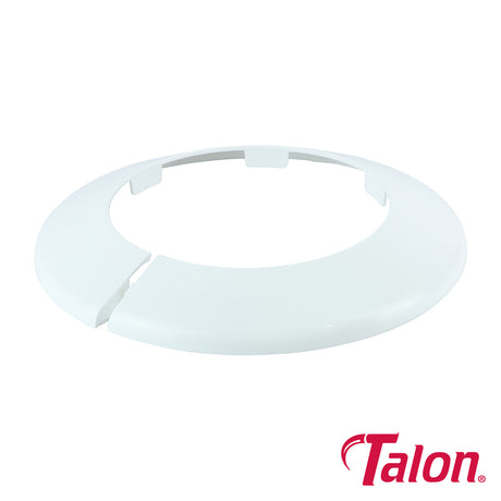 This is an image showing TIMCO Pipe Collar - White - PC110WH - 110mm - 1 Each Bag available from T.H Wiggans Ironmongery in Kendal, quick delivery at discounted prices.