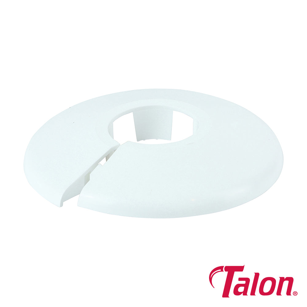 This is an image showing TIMCO Pipe Collar - White - PC2210 - 22mm - 10 Pieces Bag available from T.H Wiggans Ironmongery in Kendal, quick delivery at discounted prices.
