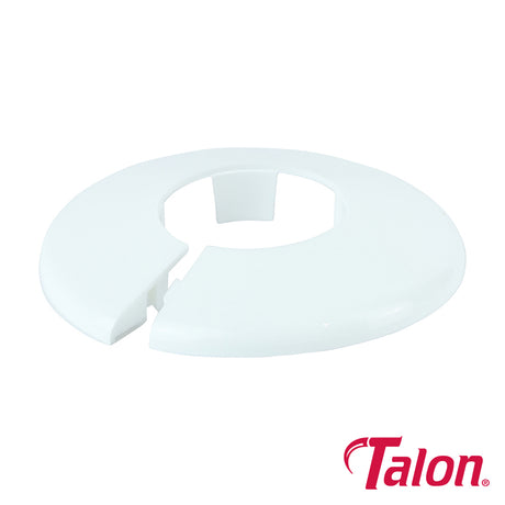This is an image showing TIMCO Pipe Collar - White - PC2810 - 28mm - 10 Pieces Bag available from T.H Wiggans Ironmongery in Kendal, quick delivery at discounted prices.