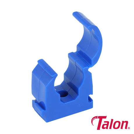 This is an image showing TIMCO Single Hinged ID Clip - Blue - TS15BLU20 - 15mm - 20 Pieces Bag available from T.H Wiggans Ironmongery in Kendal, quick delivery at discounted prices.