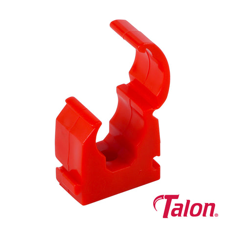 This is an image showing TIMCO Single Hinged ID Clip - Red - TS15RED20 - 15mm - 20 Pieces Bag available from T.H Wiggans Ironmongery in Kendal, quick delivery at discounted prices.