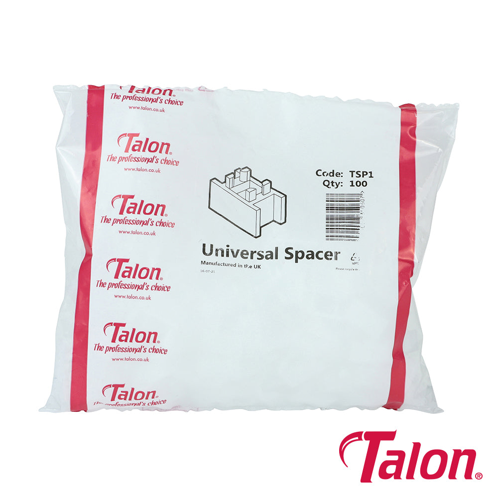 This is an image showing TIMCO Interlocking Hinged Clip Spacer - TSP1 - 13mm - 100 Pieces Bag available from T.H Wiggans Ironmongery in Kendal, quick delivery at discounted prices.