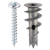 This is an image showing TIMCO Metal Speed Plugs & Screws - Zinc - 31.5mm - 5 Pieces TIMpac available from T.H Wiggans Ironmongery in Kendal, quick delivery at discounted prices.