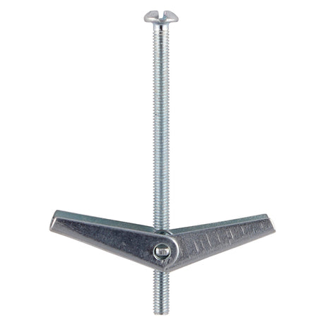 This is an image showing TIMCO Spring Toggles - Zinc - M5 x 50 - 4 Pieces TIMpac available from T.H Wiggans Ironmongery in Kendal, quick delivery at discounted prices.