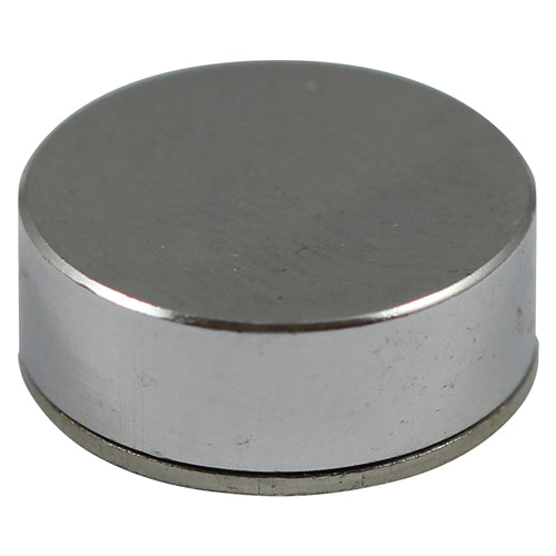 This is an image showing TIMCO Threaded Screw Caps - Solid Brass - Polished Chrome - 16mm - 40 Pieces Box available from T.H Wiggans Ironmongery in Kendal, quick delivery at discounted prices.
