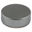 This is an image showing TIMCO Threaded Screw Caps - Solid Brass - Satin Chrome - 16mm - 40 Pieces Box available from T.H Wiggans Ironmongery in Kendal, quick delivery at discounted prices.