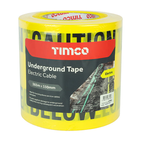 This is an image showing TIMCO Underground tape - Electric Cable - 365m x 150mm - 1 Each Roll available from T.H Wiggans Ironmongery in Kendal, quick delivery at discounted prices.