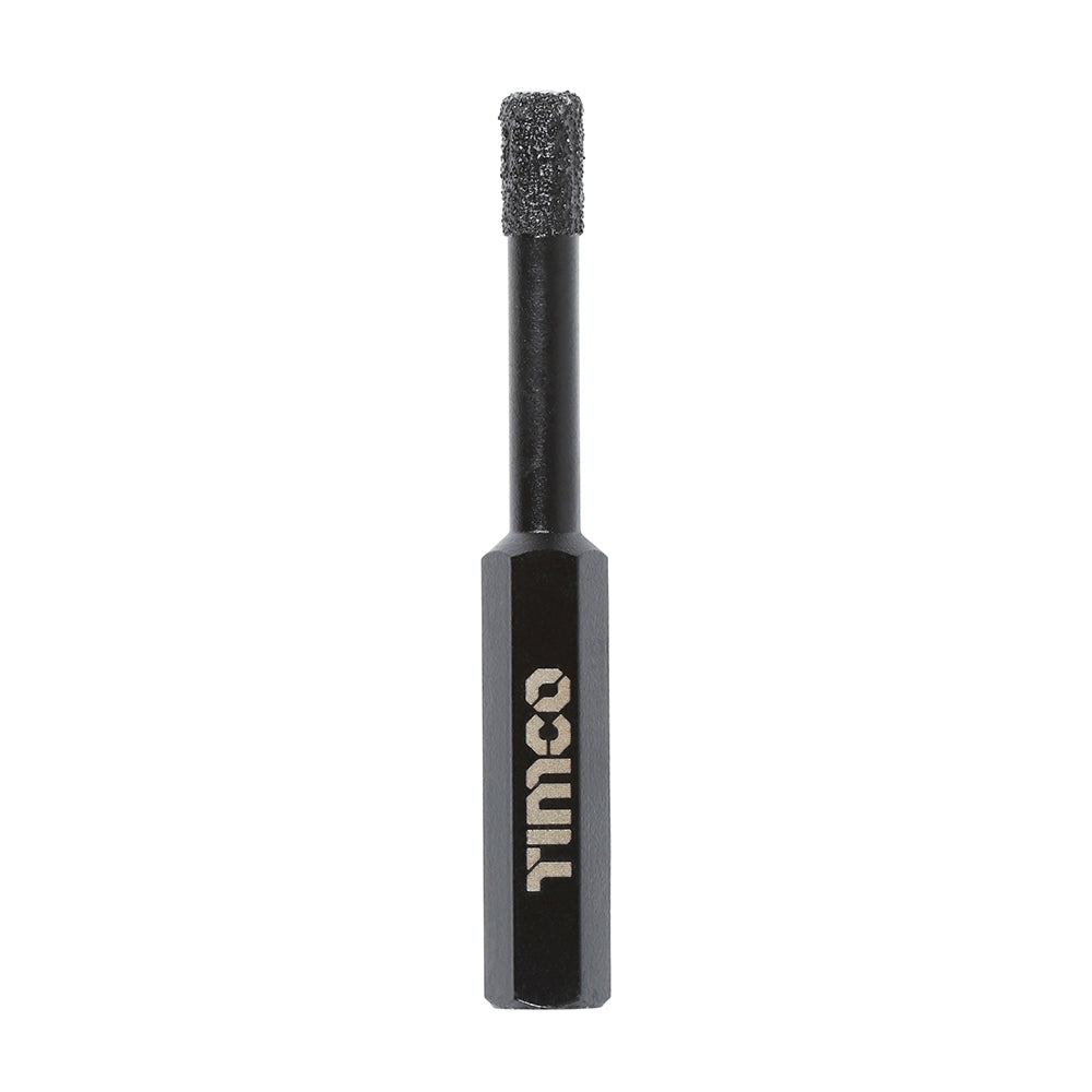 This is an image showing TIMCO Premium Diamond Tile & Glass Bit - 6.0mm - 1 Each Blister Pack available from T.H Wiggans Ironmongery in Kendal, quick delivery at discounted prices.