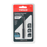 This is an image showing TIMCO Premium Diamond Tile & Glass Bit - 7.0mm - 1 Each Blister Pack available from T.H Wiggans Ironmongery in Kendal, quick delivery at discounted prices.