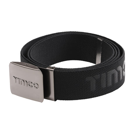 This is an image showing TIMCO Work Belt - Black - 28-48" / L-XL - 1 Each Bag available from T.H Wiggans Ironmongery in Kendal, quick delivery at discounted prices.