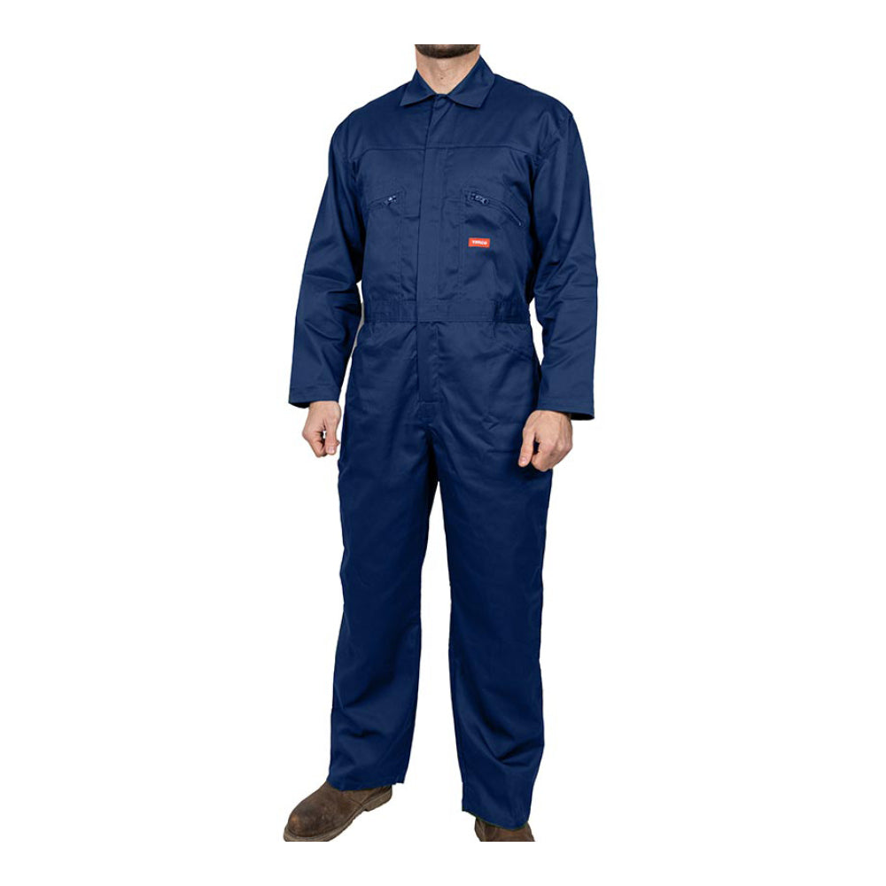 This is an image showing TIMCO Workman Overall - Maritime Blue - Medium 42 - 1 Each Bag available from T.H Wiggans Ironmongery in Kendal, quick delivery at discounted prices.