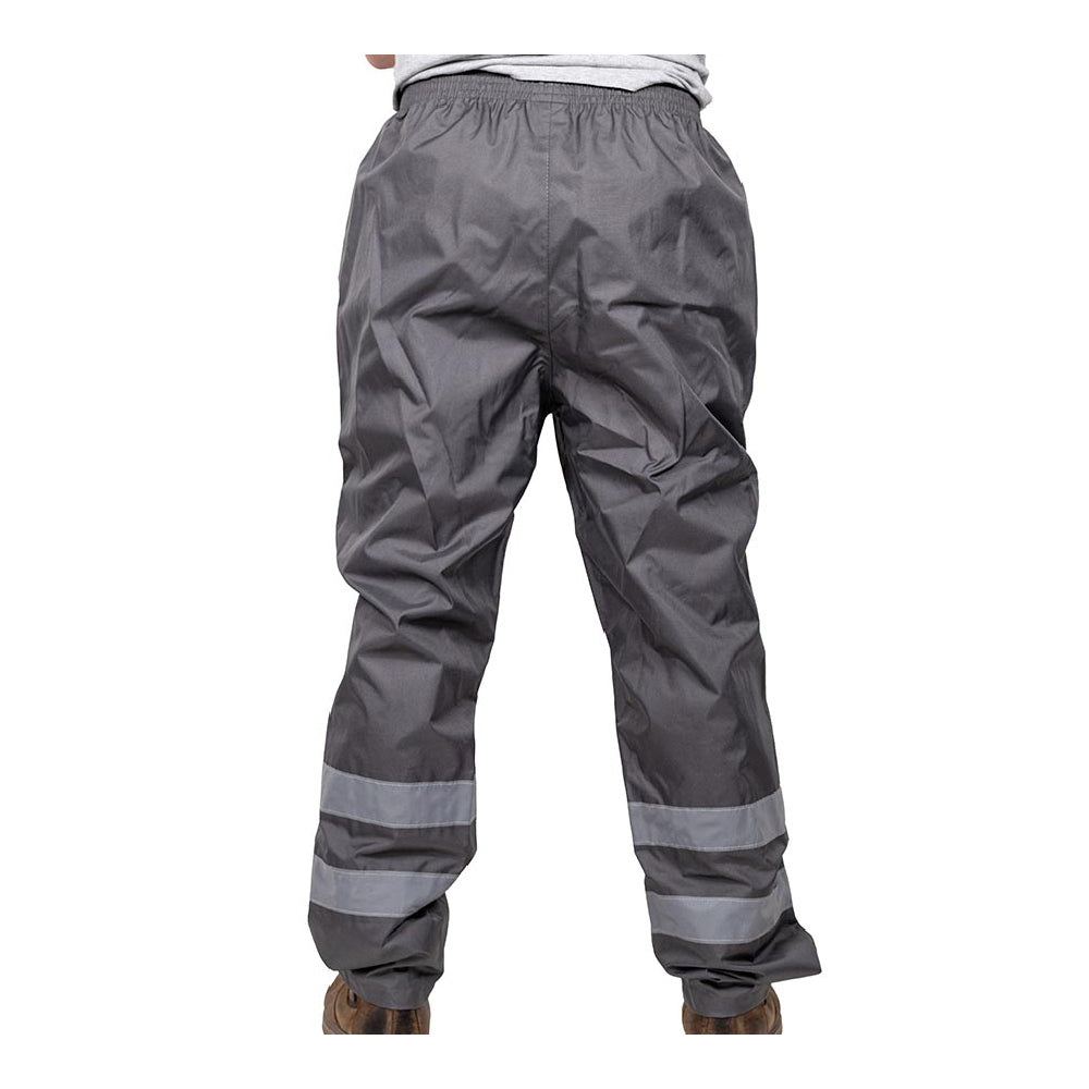 This is an image showing TIMCO Waterproof Trousers - Charcoal - Large - 1 Each Bag available from T.H Wiggans Ironmongery in Kendal, quick delivery at discounted prices.