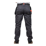 This is an image showing TIMCO Workman Trousers - Grey/Black - W34 L34 - 1 Each Bag available from T.H Wiggans Ironmongery in Kendal, quick delivery at discounted prices.