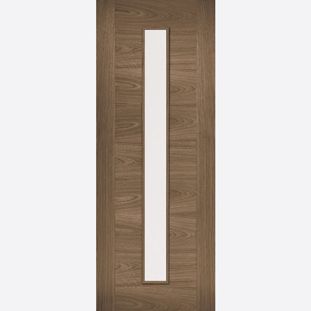 This is an image showing LPD - Sofia 1L Pre-Finished Walut Doors 610 x 1981 available from T.H Wiggans Ironmongery in Kendal, quick delivery at discounted prices.