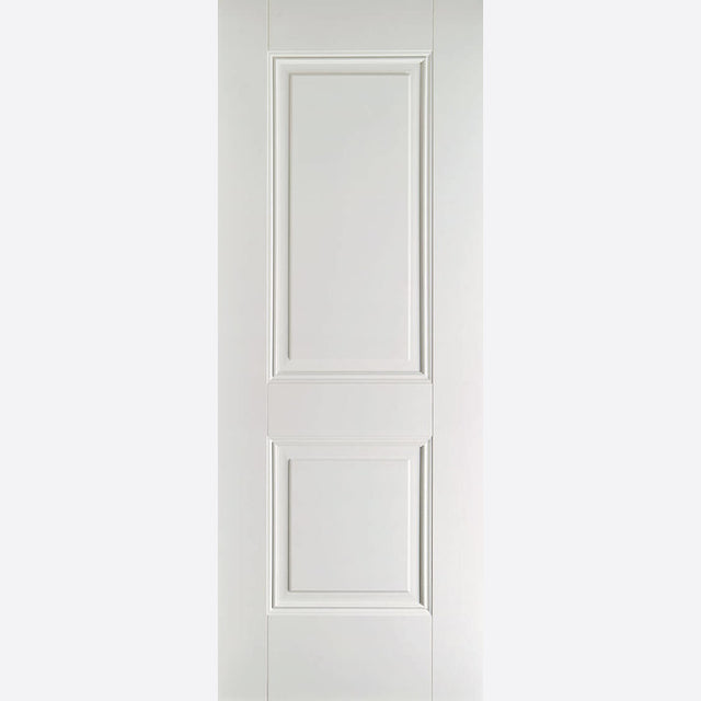 This is an image showing LPD - Arnhem Primed Plus White Doors 610 x 1981 available from T.H Wiggans Ironmongery in Kendal, quick delivery at discounted prices.