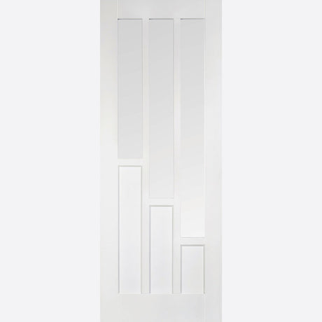 This is an image showing LPD - Coventry 3L Primed White Doors 838 x 1981 available from T.H Wiggans Ironmongery in Kendal, quick delivery at discounted prices.