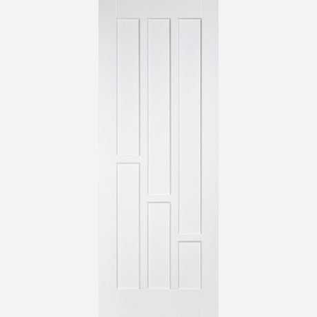 This is an image showing LPD - Coventry Primed White Doors 610 x 1981 available from T.H Wiggans Ironmongery in Kendal, quick delivery at discounted prices.