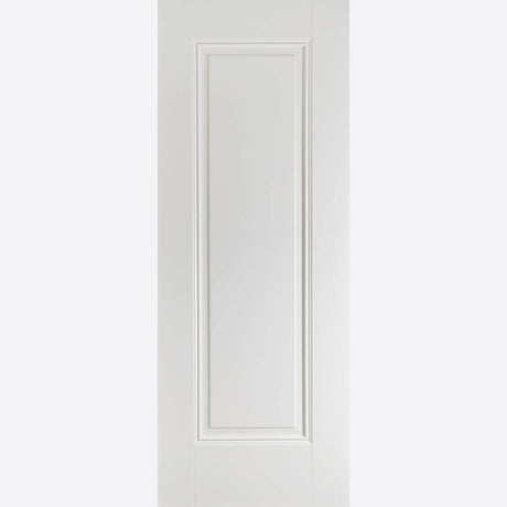 This is an image showing LPD - Eindhoven Primed Plus White Doors 610 x 1981 available from T.H Wiggans Ironmongery in Kendal, quick delivery at discounted prices.
