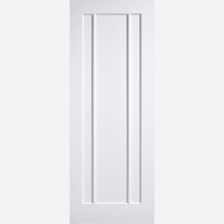 This is an image showing LPD - Lincoln Primed White Doors 610 x 1981 available from T.H Wiggans Ironmongery in Kendal, quick delivery at discounted prices.