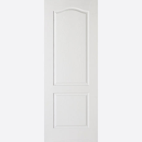 This is an image showing LPD - Classical 2P Primed White Doors 610 x 1981 available from T.H Wiggans Ironmongery in Kendal, quick delivery at discounted prices.
