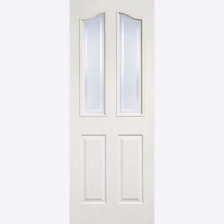 This is an image showing LPD - Mayfair 2L Primed White Doors 838 x 1981 available from T.H Wiggans Ironmongery in Kendal, quick delivery at discounted prices.