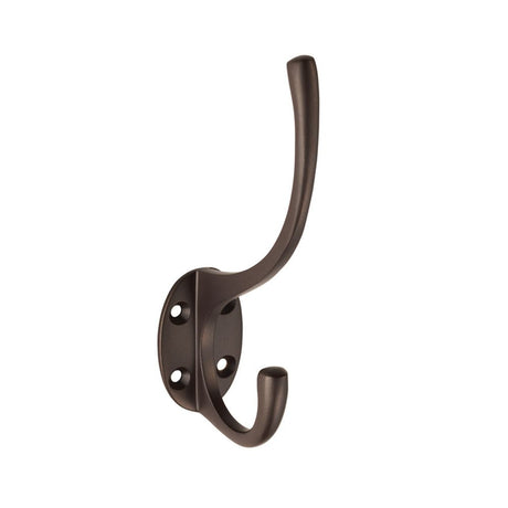 This is an image of a Carlisle Brass - Hat and Coat Hook - Matt Bronze that is availble to order from T.H Wiggans Architectural Ironmongery in Kendal in Kendal.