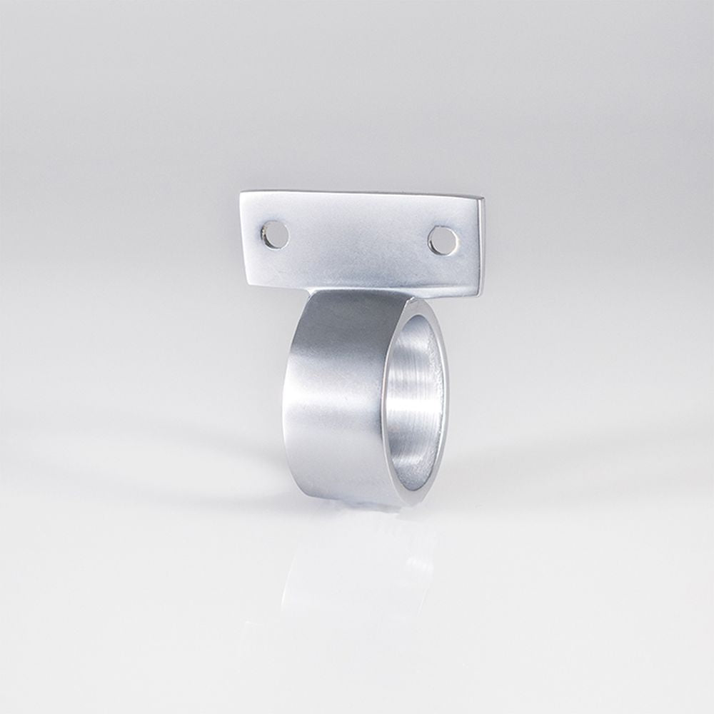 This is an image of a Carlisle Brass - Ring Sash Lift Vertical fit - Satin Chrome that is availble to order from T.H Wiggans Architectural Ironmongery in Kendal in Kendal.