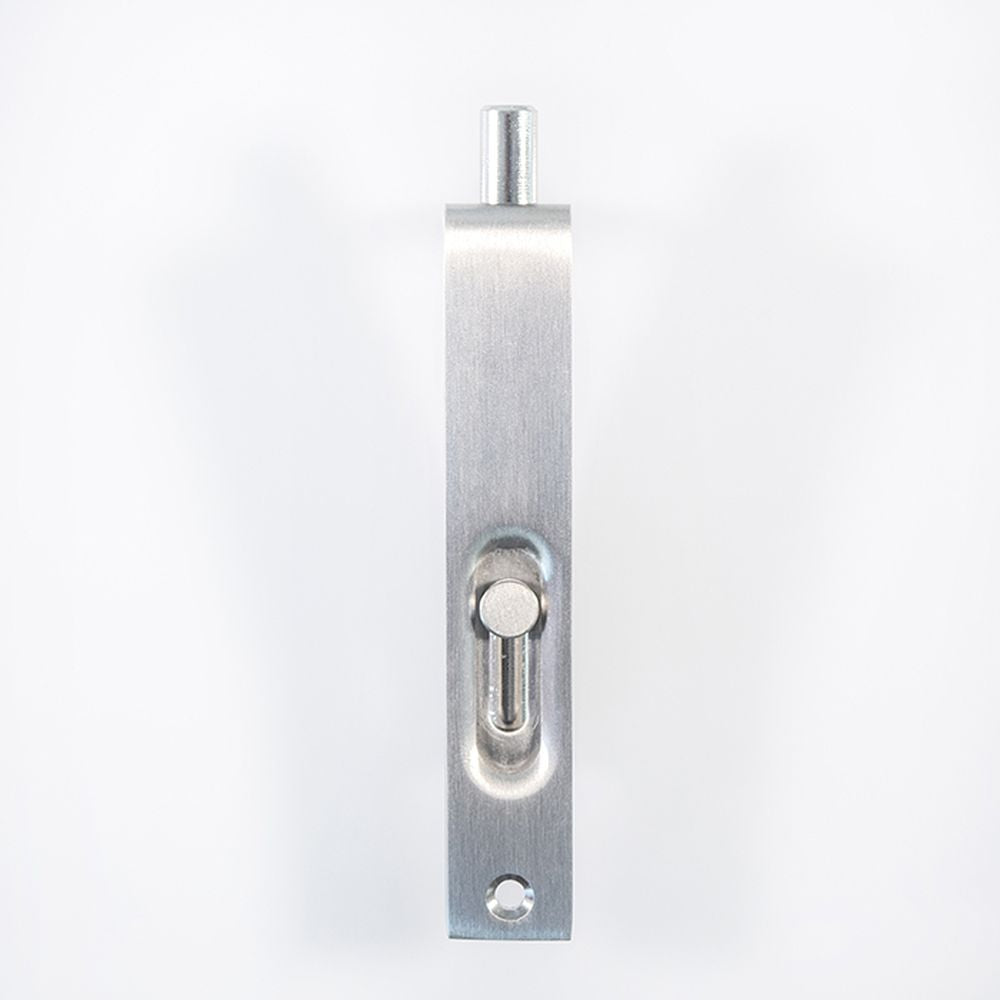 This is an image of a Carlisle Brass - Sunk Slide Flush Bolt - Satin Nickel that is availble to order from T.H Wiggans Architectural Ironmongery in Kendal in Kendal.