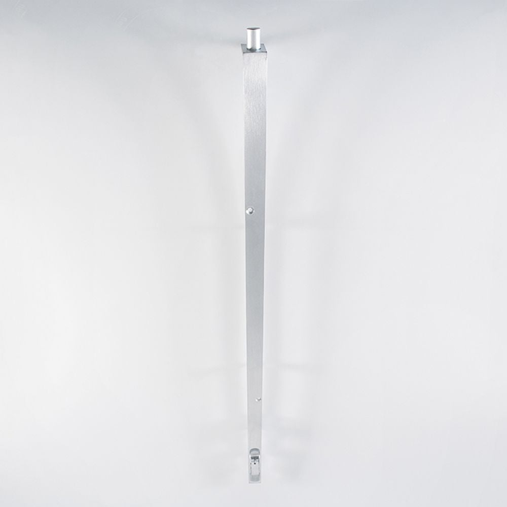 This is an image of a Carlisle Brass - Lever Action Flush Bolt 609mm - Satin Chrome that is availble to order from T.H Wiggans Architectural Ironmongery in Kendal in Kendal.