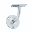 This is an image of a Carlisle Brass - Heavyweight Handrail Bracket - Satin Chrome that is availble to order from T.H Wiggans Architectural Ironmongery in Kendal in Kendal.