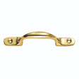 This is an image of a Carlisle Brass - Sash Handle - Polished Brass that is availble to order from T.H Wiggans Architectural Ironmongery in Kendal in Kendal.