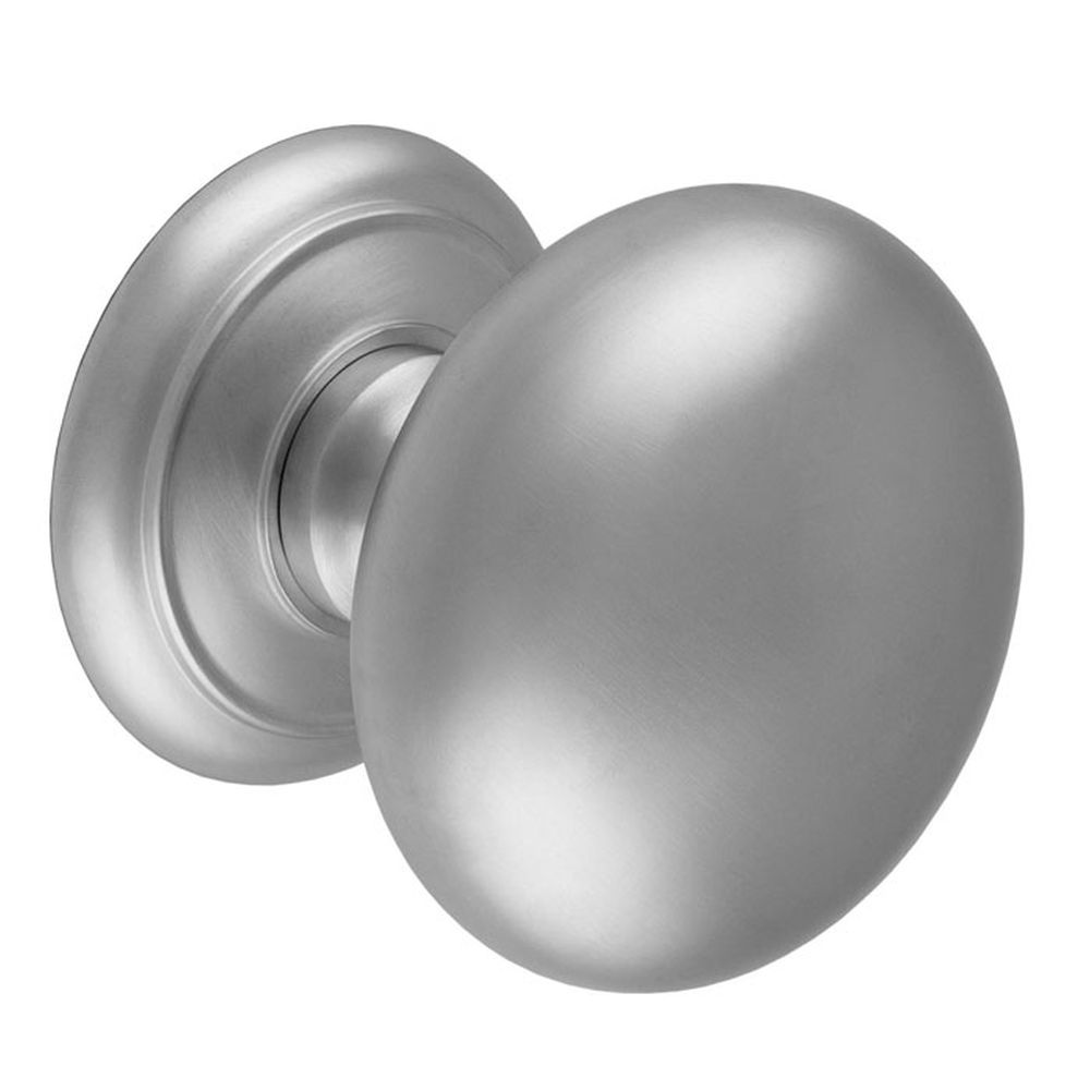 This is an image of Carlisle Brass - Large Centre Door Knob - Satin Chrome available to order from T.H Wiggans Architectural Ironmongery in Kendal, quick delivery and discounted prices.