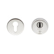 This is an image of Eurospec - 2 Star Security Escutcheon Set available to order from T.H Wiggans Architectural Ironmongery in Kendal, quick delivery and discounted prices.