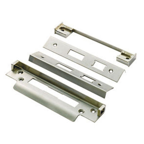 This is an image of a Eurospec - BS Rebate Set (SashLock) Cylinder-Satin Stainless Steel that is availble to order from T.H Wiggans Architectural Ironmongery in Kendal.
