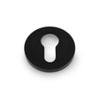 This is an image showing Alexander & Wilks Concealed Fix Escutcheon Euro Profile - Black aw390bl available to order from T.H Wiggans Ironmongery in Kendal, quick delivery and discounted prices.