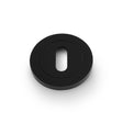 This is an image showing Alexander & Wilks Concealed Fix Escutcheon Standard Profile - Black aw391bl available to order from T.H Wiggans Ironmongery in Kendal, quick delivery and discounted prices.