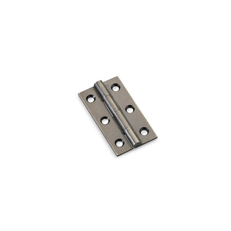 This is an image showing Alexander & Wilks Heavy Pattern Solid Brass Cabinet Butt Hinge - Pewter - 2" aw050-ch-pwt available to order from T.H Wiggans Ironmongery in Kendal, quick delivery and discounted prices.