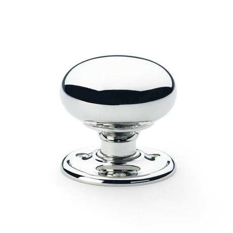 This is an image showing Alexander & Wilks Kershaw Door Knob - Polished Chrome - Knob 51mm aw300-51-pc available to order from T.H Wiggans Ironmongery in Kendal, quick delivery and discounted prices.