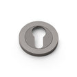 This is an image showing Alexander & Wilks Concealed Fix Escutcheon Euro Profile - Dark Bronze aw390dbz available to order from T.H Wiggans Ironmongery in Kendal, quick delivery and discounted prices.