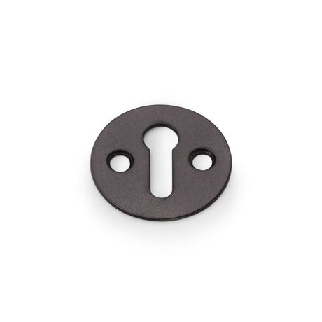 This is an image showing Alexander & Wilks Victorian Standard Profile Escutcheon - Dark Bronze aw399dbz available to order from T.H Wiggans Ironmongery in Kendal, quick delivery and discounted prices.