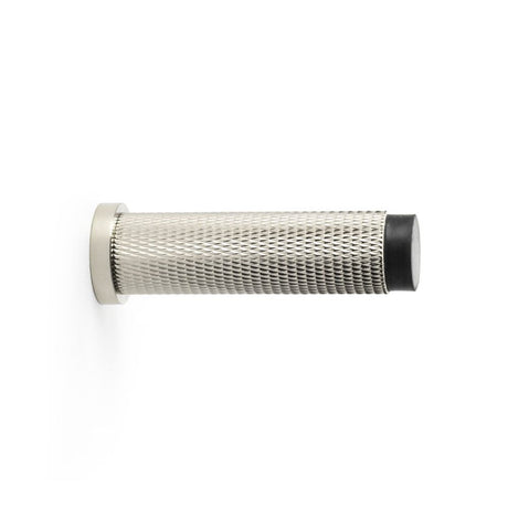 This is an image showing Alexander & Wilks Brunel Knurled Door Stop - Polished Nickel PVD aw600-75-pnpvd available to order from T.H Wiggans Ironmongery in Kendal, quick delivery and discounted prices.