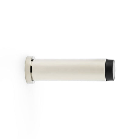 This is an image showing Alexander & Wilks Plain Projection Cylinder Door Stop - Polished Nickel PVD aw601-75-pnpvd available to order from T.H Wiggans Ironmongery in Kendal, quick delivery and discounted prices.
