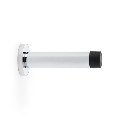 This is an image showing Alexander & Wilks Cylinder Projection Door Stop on Rose - Polished Chrome aw616pc available to order from T.H Wiggans Ironmongery in Kendal, quick delivery and discounted prices.