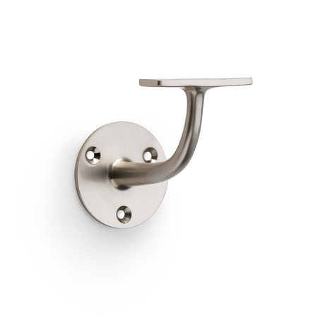 This is an image showing Alexander & Wilks Architectural Handrail Bracket - Satin Nickel aw750sn available to order from T.H Wiggans Ironmongery in Kendal, quick delivery and discounted prices.